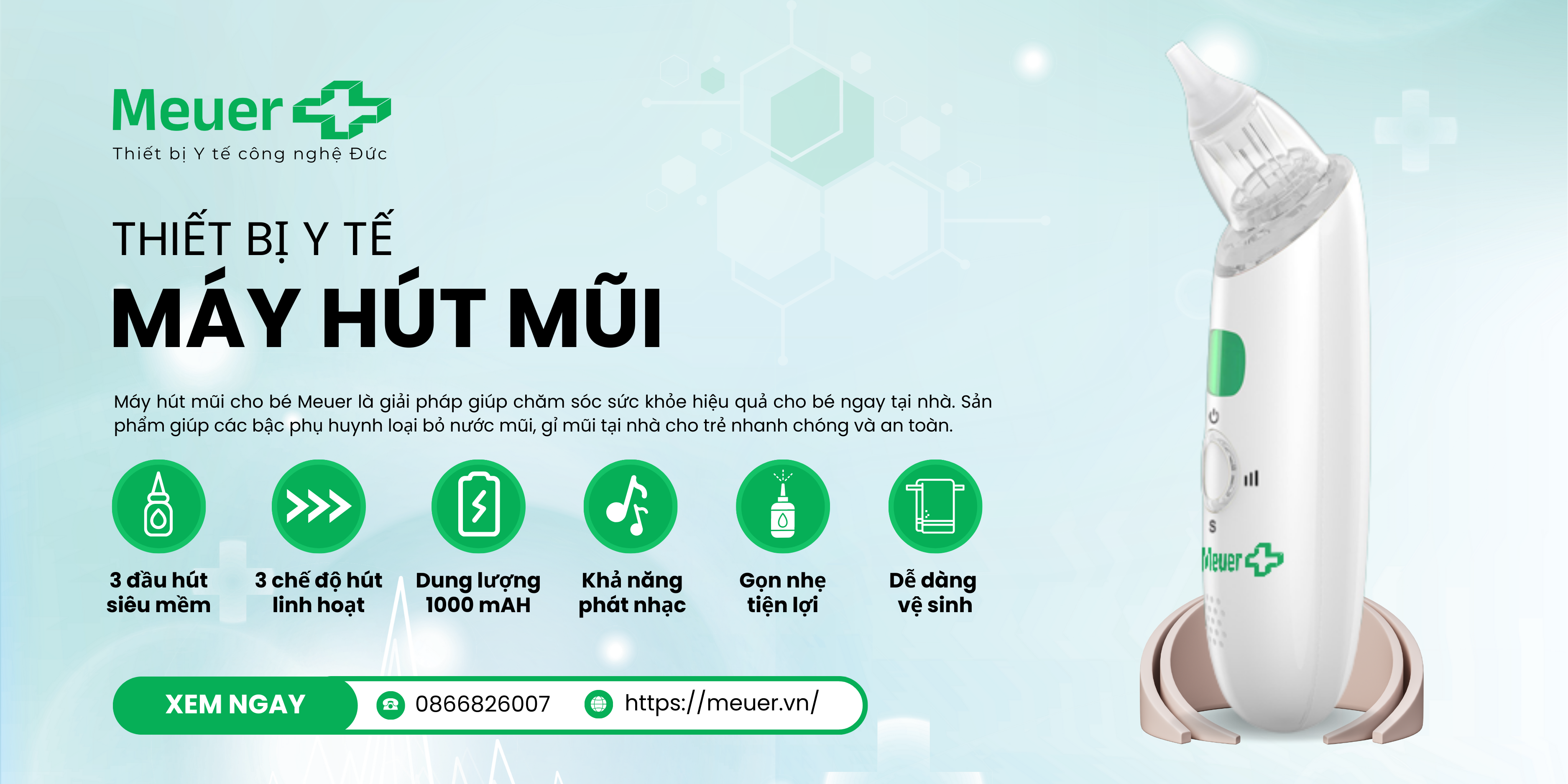 Máy hút mũi Meuer 10 may-hut-mui-meue